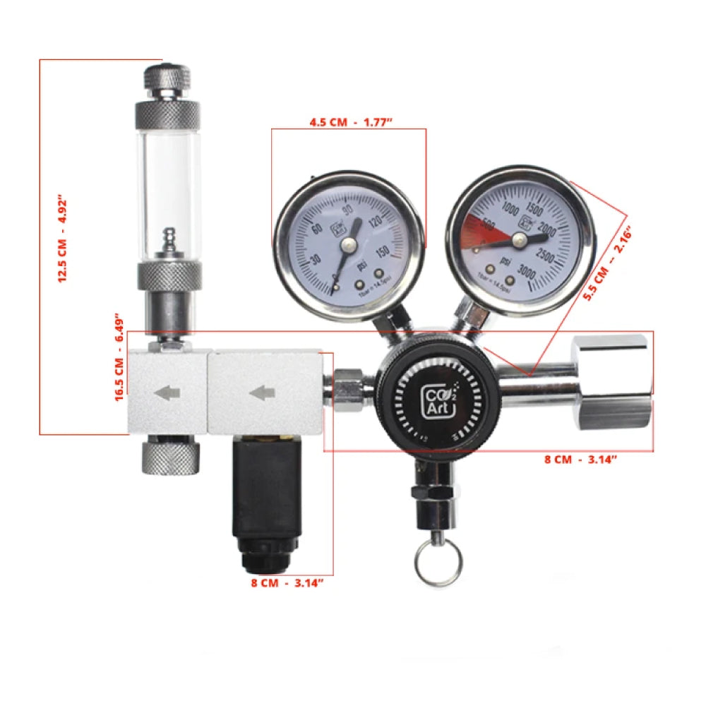 CO2Art Pro-Elite Series - Dual Stage CO2 Regulator