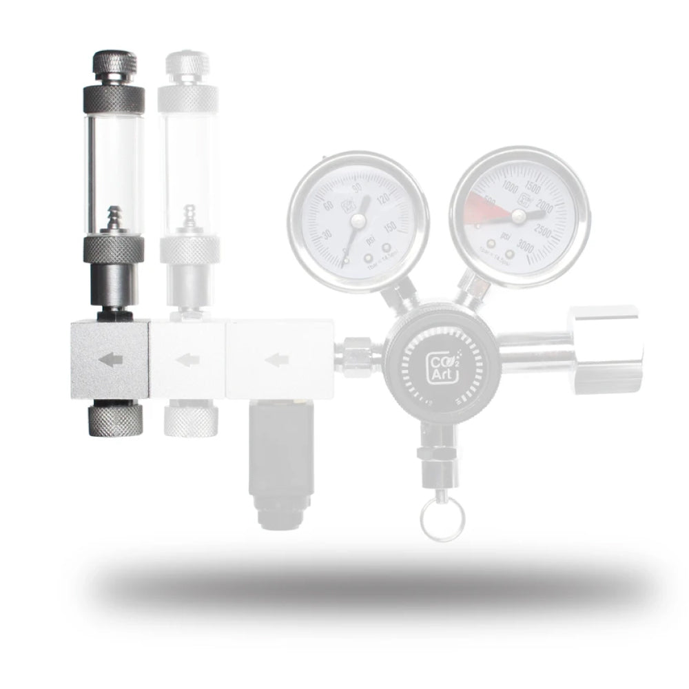 CO2Art Manifold Block for PRO-Elite Series Regulator